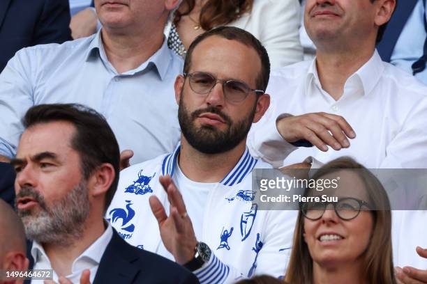 Frederic Michalak attends the 2023 French Open at Roland Garros on June 06, 2023 in Paris, France.