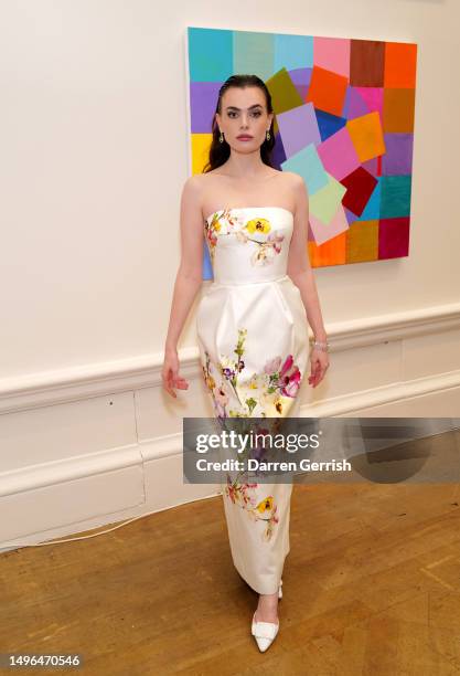 Charli Howard attends the Royal Academy of Arts Summer Exhibition Preview Party at Burlington House on June 06, 2023 in London, England.