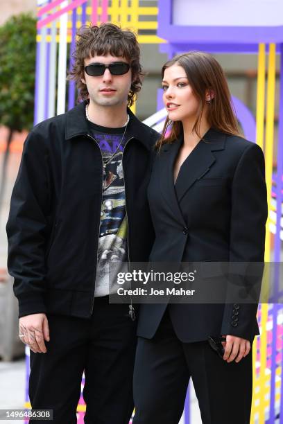 Lennon Gallagher and Isobel Richmond attend the 2023 Royal Academy of Arts Summer Preview Party at Royal Academy of Arts on June 06, 2023 in London,...