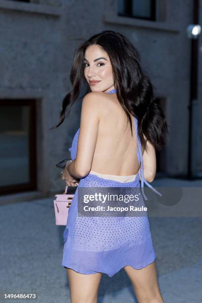 Giulia De Lellis attends the GCDS X PEPSI event on June 06, 2023 in Milan, Italy.