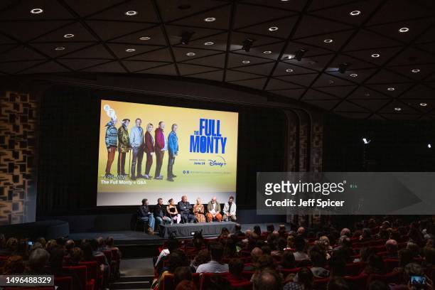 Robert Carlyle, Talitha Wing, Mark Addy, Lesley Sharp, Lee Mason and Andrew Chaplin take part in a Q+A session following the BFI Preview Screening of...