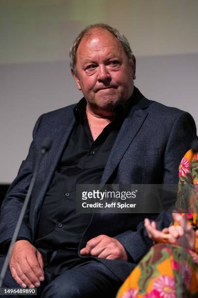 Mark Addy takes part in a Q+A session following the BFI Preview Screening of "The Full Monty" at BFI Southbank on June 06, 2023 in London, England.