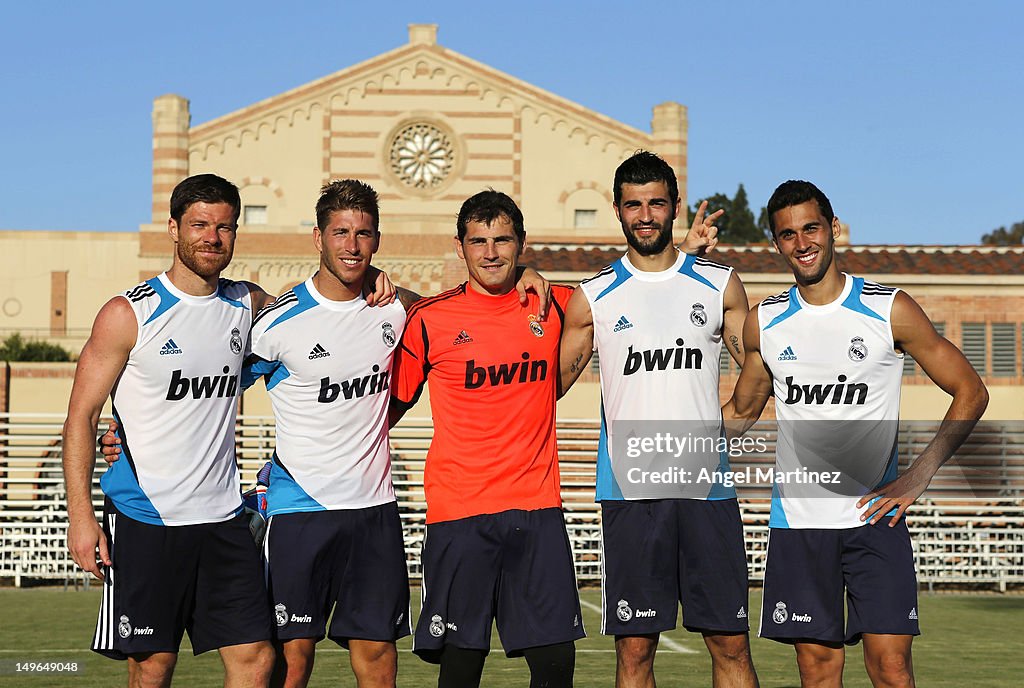Real Madrid Training Session at UCLA Campus