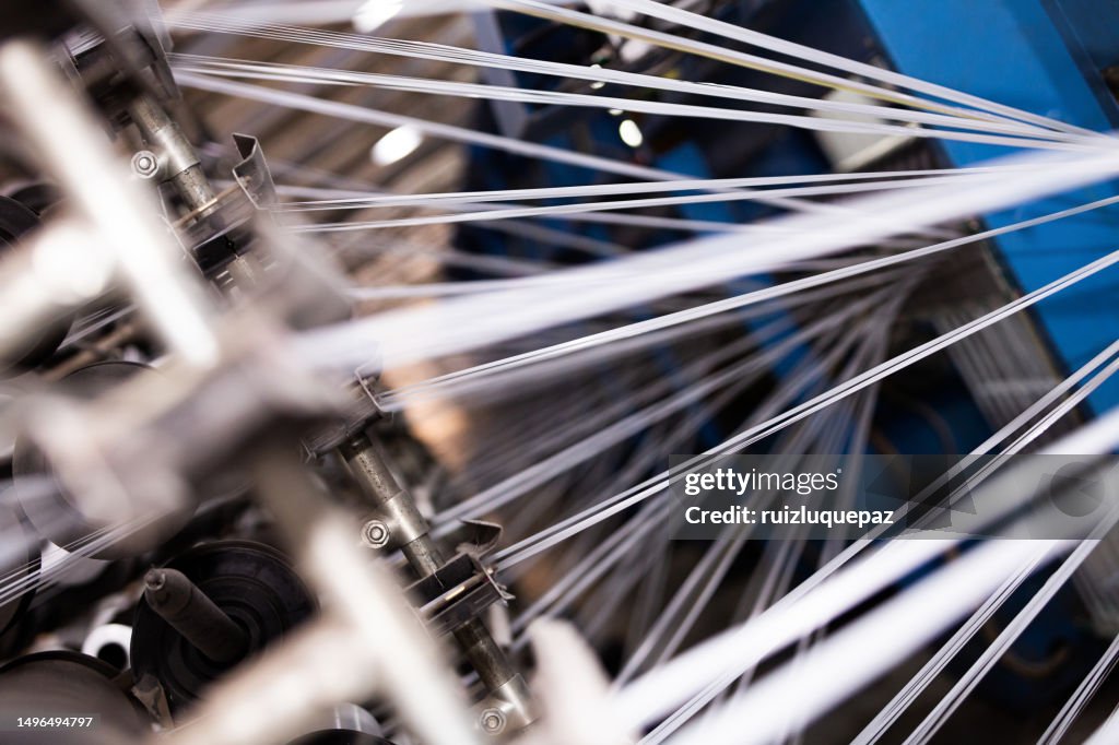 Bag making circular loom machine - Production of industrial bags
