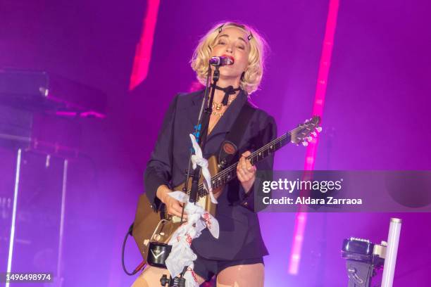 St. Vincent performs on stage during the Primavera En La Ciudad 2023 at Sala La Riviera on June 06, 2023 in Madrid, Spain.