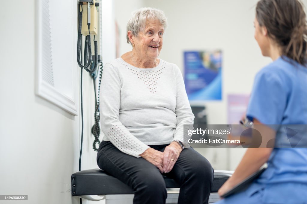 Senior at a Medical Appointment
