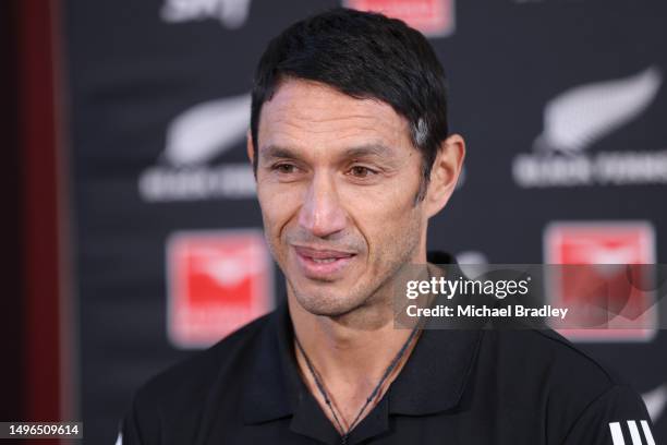 Black Ferns Director of Rugby Allan Bunting speaks to the media during the New Zealand Black Ferns Pacific Four Series & O'Reilly Cup Squad...