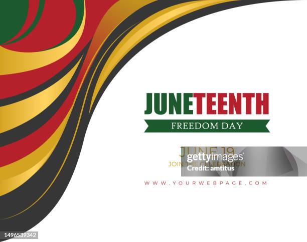 juneteenth orner design - modern slavery stock-grafiken, -clipart, -cartoons und -symbole