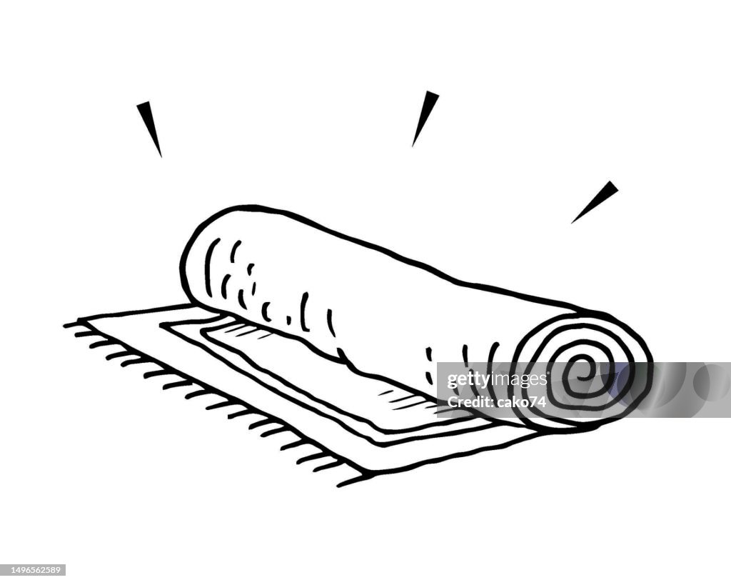 手描きのカーペット