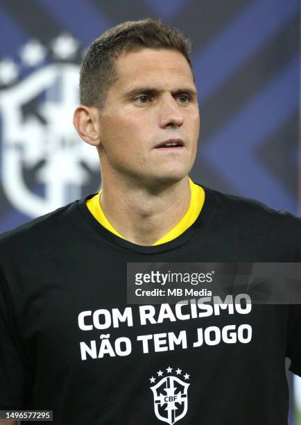 Rafael Cabral Barbosa of Cruzeiro EC on May 27, 2023 in Rio de Janeiro, Brazil.
