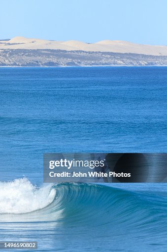 Wave breaking. Sleaford Bay. Lincoln National Park. Eyre Peninsula.South Australia.