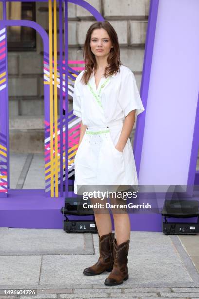 Freya Allan attends the Royal Academy of Arts Summer Exhibition Preview Party at Burlington House on June 06, 2023 in London, England.