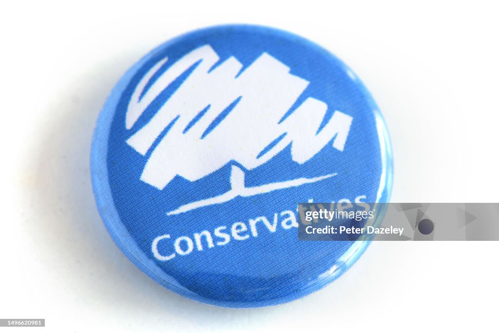 Conservative Party button badge