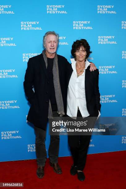 Bryan Brown and Rachel Ward attends the Australia premiere of "The New Boy" at the Sydney Film Festival 2023 opening night at State Theatre on June...