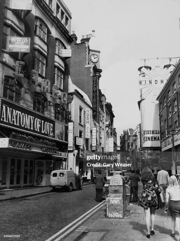 The Windmill Theatre, Great Windmill Street, Soho