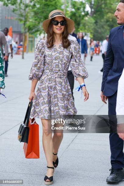 Natalie Portman attends the 2023 French Open at Roland Garros on June 07, 2023 in Paris, France.