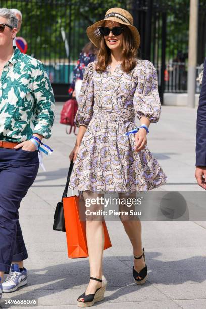 Natalie Portman attends the 2023 French Open at Roland Garros on June 07, 2023 in Paris, France.