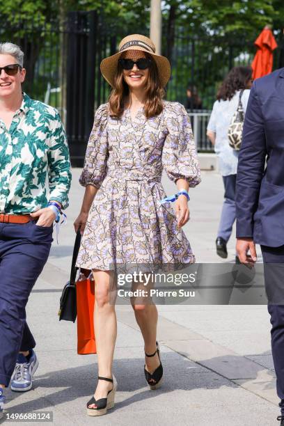 Natalie Portman attends the 2023 French Open at Roland Garros on June 07, 2023 in Paris, France.