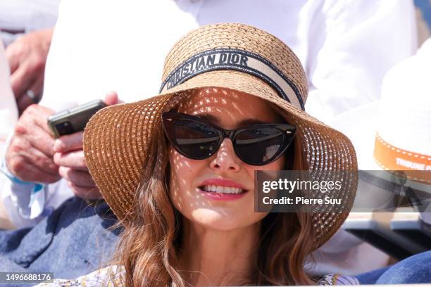 Natalie Portman attends the 2023 French Open at Roland Garros on June 07, 2023 in Paris, France.