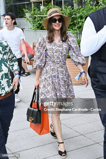 Natalie Portman attends the 2023 French Open at Roland Garros on June 07, 2023 in Paris, France.