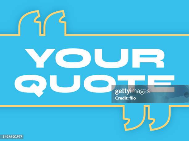 stockillustraties, clipart, cartoons en iconen met your quote continuous line background - politieverklaring