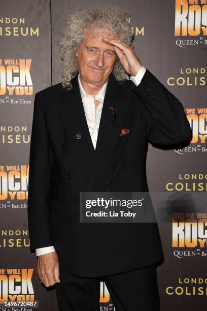 Brian May attends the "We Will Rock You" Gala Night at the London Coliseum on June 07, 2023 in London, England.