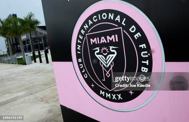 The DRV PNK stadium where the professional soccer team Inter Miami plays games on June 07, 2023 in Fort Lauderdale, Florida. Reports indicate the...