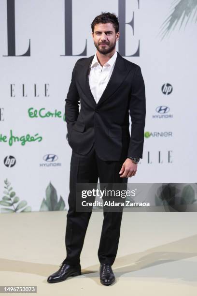 Maxi Iglesias attends the Elle Eco Awards 2023 photocall at Real Fabrica de Tapices on June 07, 2023 in Madrid, Spain.