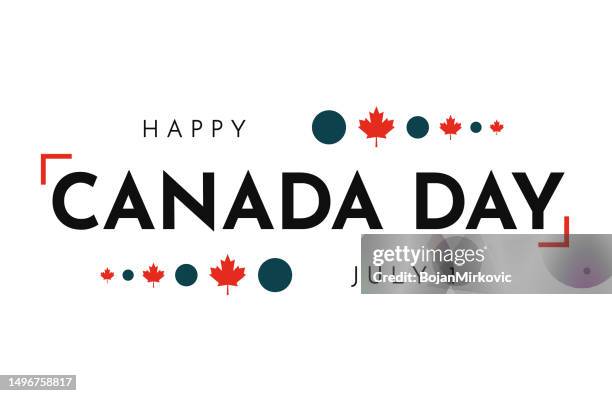 happy canada day background. vector - canada day stock illustrations
