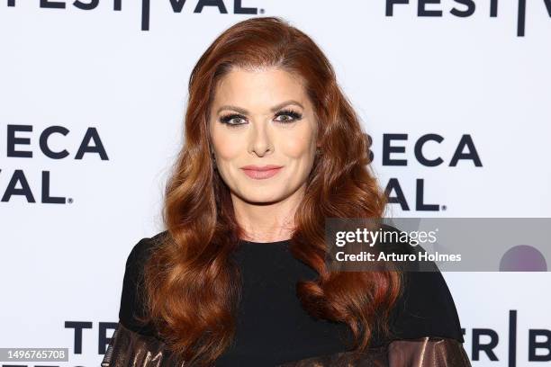 Debra Messing attends the Tribeca Festival opening night reception at Tribeca Grill on June 07, 2023 in New York City.