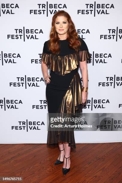Debra Messing attends the Tribeca Festival opening night reception at Tribeca Grill on June 07, 2023 in New York City.