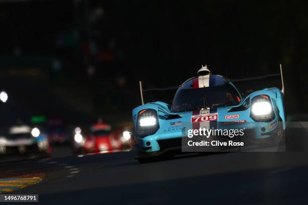 The Glickenhaus Racing, Glickenhaus 007 driven by Franck Mailleux, Nathanael Berthon and Esteban Gutierrez drives ahead of the 100th anniversary of...