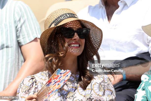 Natalie Portman attends day 11 of the 2023 French Open at Stade Roland Garros on June 7, 2023 in Paris, France.