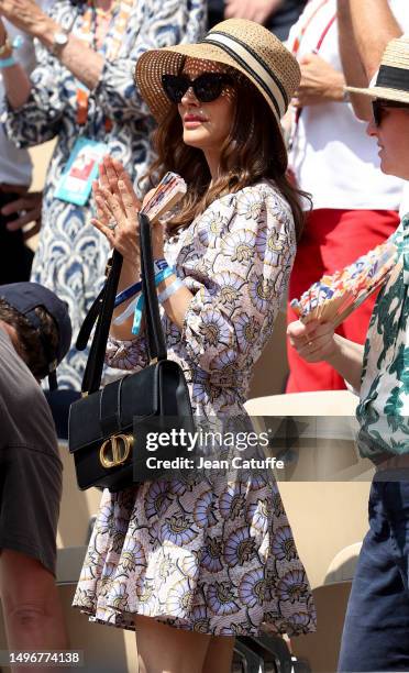 Natalie Portman attends day 11 of the 2023 French Open at Stade Roland Garros on June 7, 2023 in Paris, France.