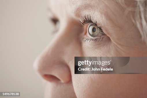 Close up of Caucasian woman's eye Close up of Caucasian woman's eye