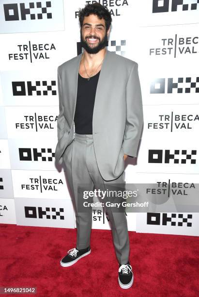 Actor Noah Centineo attends the 2023 Tribeca Festival opening night screening of "Kiss The Future" at BMCC Tribeca PAC on June 07, 2023 in New York...