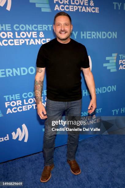 Ty Herndon attends The Concert for Love & Acceptance at Wildhorse Saloon on June 07, 2023 in Nashville, Tennessee.