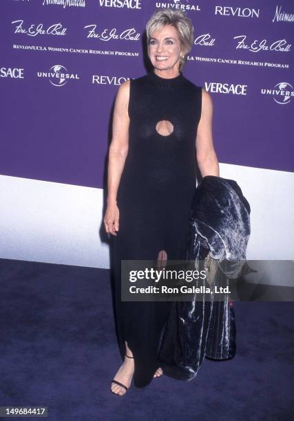 Actress Linda Gray attends the Ninth Annual Fire & Ice Ball to Benefit the Revlon/UCA Women's Cancer Research Program on December 9, 1998 at...