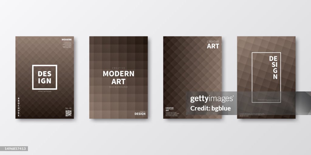 Broschüre Nb/1 Layout, Brown-Cover-Design, Geschäftsjahresbericht, Flyer, Magazin