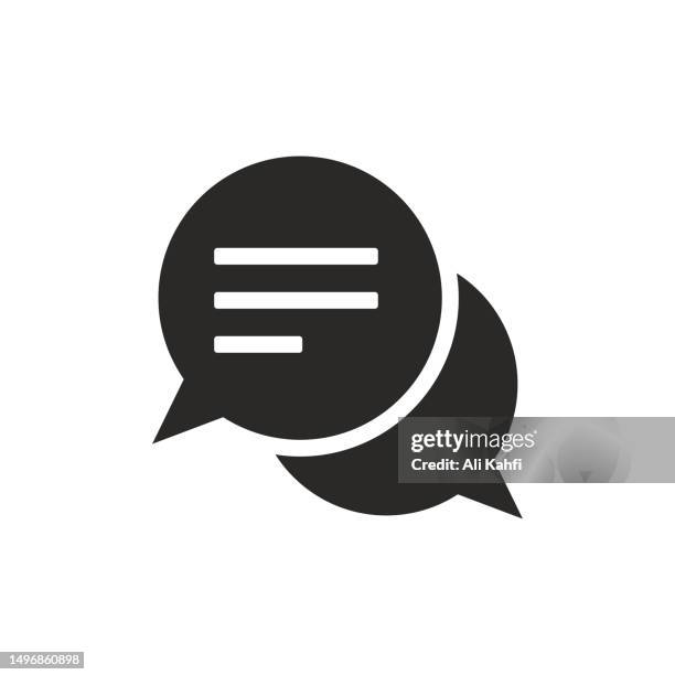 speech bubbles icon - question mark icon editable stock illustrations
