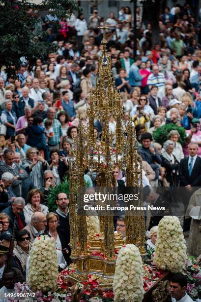 Corpus Christi Procession in the streets of Toledo, June 8 in Toledo, Castilla-La Mancha, Spain. The celebration of Corpus Christi in Toledo extends...