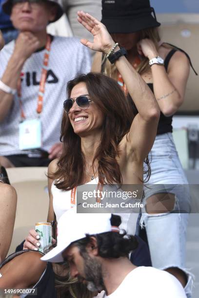 Gabriela Sabatini attends day 11 of the 2023 French Open at Stade Roland Garros on June 7, 2023 in Paris, France.
