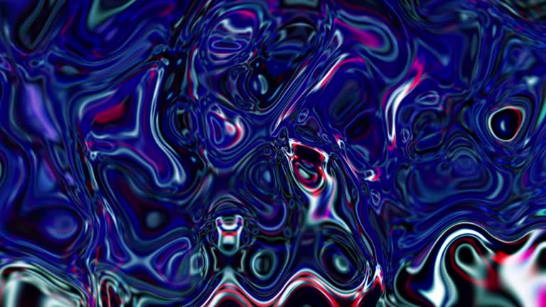 Wave Loop Abstract Abstract wave background, seamless loop animation liquid. m_413 동영상 ...