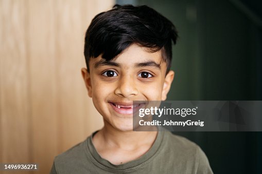 Headshot of smiling young boy