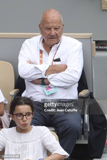 Marc Ladreit de Lacharrière attends day 11 of the 2023 French Open at Stade Roland Garros on June 7, 2023 in Paris, France.