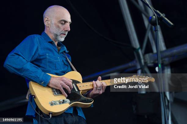 Geoff Farina of Karate performs on stage during day 3 of Primavera Sound Barcelona 2023 at Parc del Forum on June 02, 2023 in Barcelona, Spain.