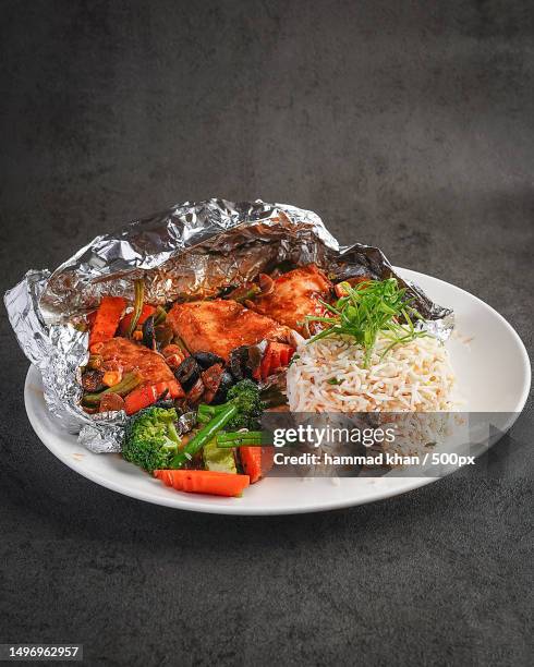 close-up of food in plate on table,multan,punjab,pakistan - multan stock pictures, royalty-free photos & images