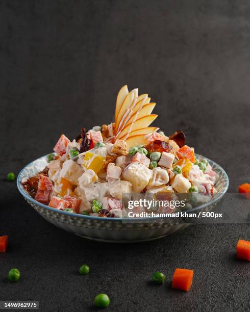 close-up of food in bowl on table,multan,punjab,pakistan - multan stock pictures, royalty-free photos & images