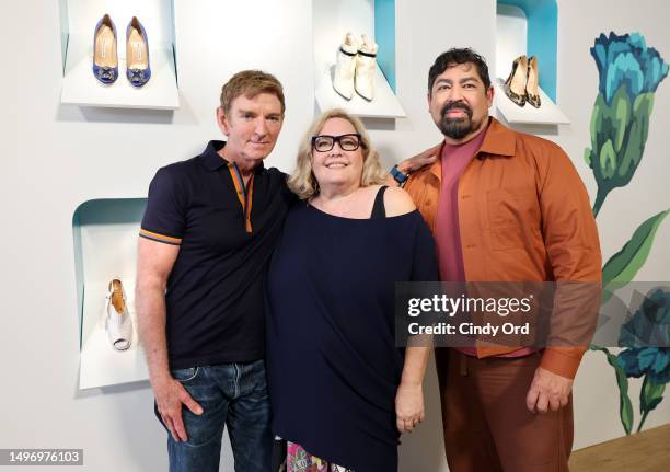 Michael Patrick King, Molly Rogers and Danny Santiago attend the "'And Just Like That…It's Been 25 Years, A Sex And The City Experience' Presented By...