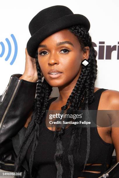 Janelle Monae visits SiriusXM Studios on June 08, 2023 in New York City.